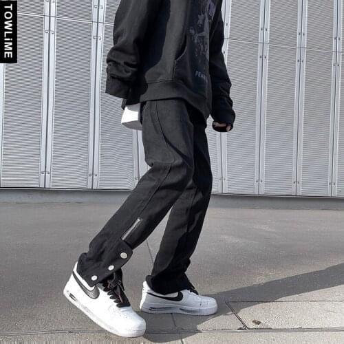 Harajuku Streetwear Mens Slim Fit Jeans 2021 Spring Unisex Solid Casual Skinny Jean Pants Couple Hip Hop Punk Pantaloon Trousers