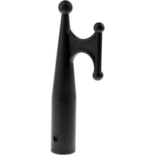 Premium Black Nylon Marine Boat Hook Replacement Top 1Inch Durable Marine Hardware Accessory for Boat Kayak Raft Docking