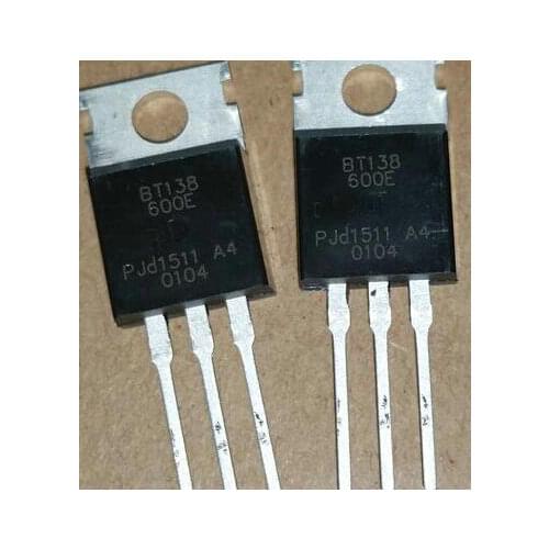 100% Original New BT138 600E BT138-600E 12A 600V Triacs sensitive gate TO-220 IC Connector x20PCS FREE SHIPPING