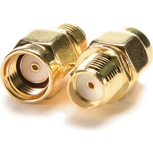 2PCSCoaxial Adapter Connector SMA Female Jack to RP-SMA Male Jack Center RF