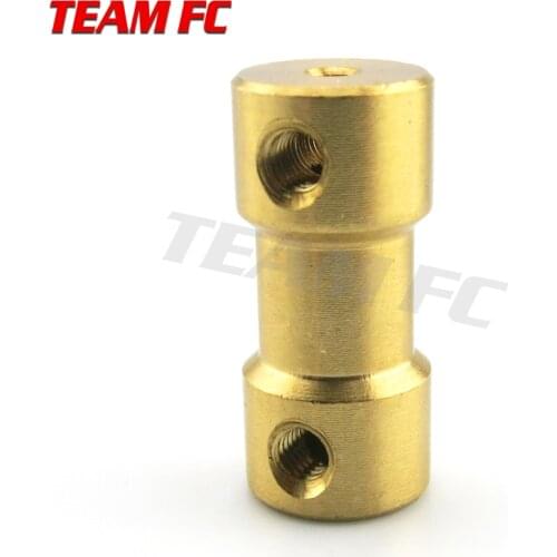 3pcs New Brass Flexible Motor Shaft Coupling Coupler Motor Transmission Connector Drive Shaft 2mm 5 Connector Boat Rc