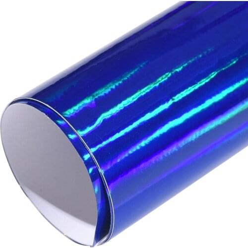75x152cm Holographic Laser Silver/ Black/ Red Car Motorbike Wrap Sticker Vinyl Sheets Film Decals Color Change Films