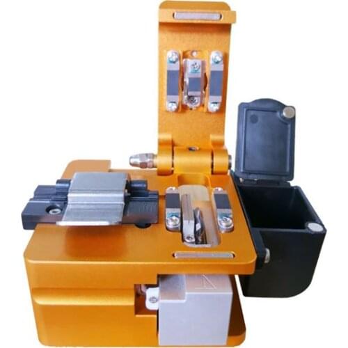 Free Shipping Signalfire S-09 Optical Fiber Cleaver with fiber scrap collector S09 FTTH Fiber Optic Cutter with waste trash bin