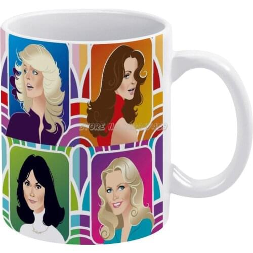Four Angels Coffee Mugs 330ml Creative Travel Mug and Cup Office Drinkware Mugs Tazza Farrah Fawcett Smiths Kate Ladd Jill Munro