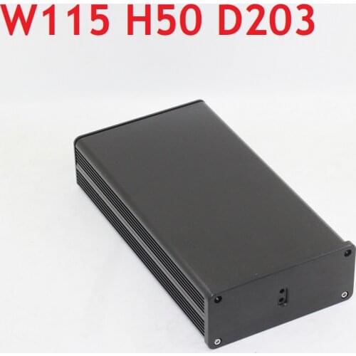 D203 W115 H50 DAC USB PCM2706 Decoder Shell DIY Aluminum Power Amplifier Chassis Mini Size Case Hi-End Box