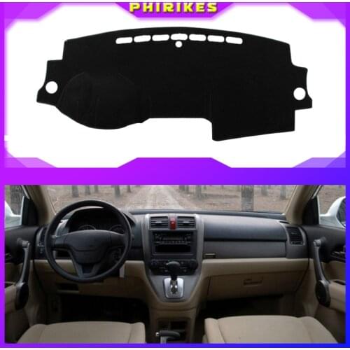 For Honda CRV 2007 2008 2009 2010 2011 Dashboard Cover Sun Shade Non-slip Dash Mat Pad Carpet Car Stickers Interior Accessories