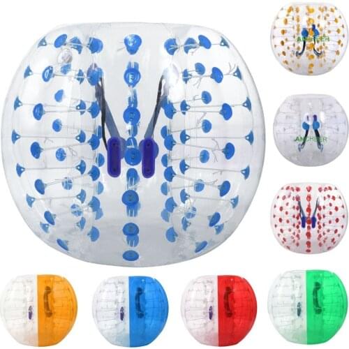 Air Bubble Soccer Zorb Ball 0.8mm Pvc 1m 1.2m 1.5m 1.7m Air Bumper Ball Adult Inflatable Bubble Football,zorb Ball For Sale