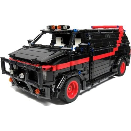 MOC City Policeal Station Car Building Blocks For City SWAT Team Truck House Blocks High-tech Diy Toy For Boys Children 1710PCS