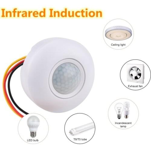 Smart Switch PIR Infrared Body Motion Sensor Detector Module AC 220V Infrared Induction Control Smart Switch Module