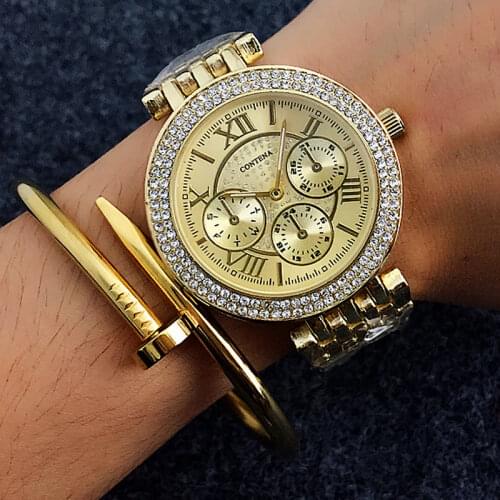 KIBZ Ladies Gold Watch