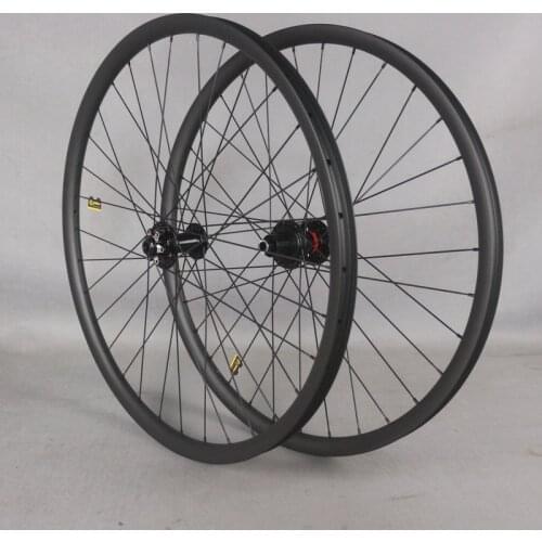 29er MTB XC Wheelset Depth 30mm Hookless Width 25mm Tubeless UD Matte Rim With BOOST D791SB-B15/D902SB-B12 6 Bolt Hub