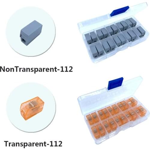 YJCAL 224-112 Lighting Connector 20PCS/Box Insert Wire Quick Connect Terminal Block Accessories China Free Shipping