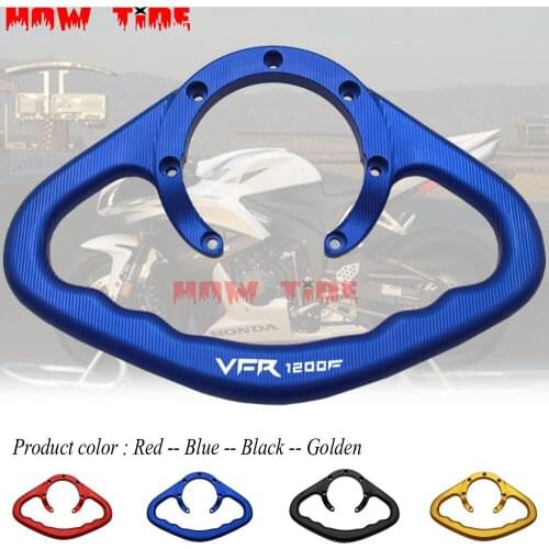 Motorcycle Passenger Handgrips Hand Grip Tank Grab Bar Handle Armrest For Honda VFR1200F 2008 - 2017