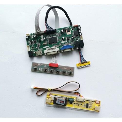 Fit LM200WD1 LTM200KT03 M200O1 keyboard VGA DVI 2CCFL 30Pin LVDS 20" 1600*900 M.NT68676 LCD screen controller board DIY kit