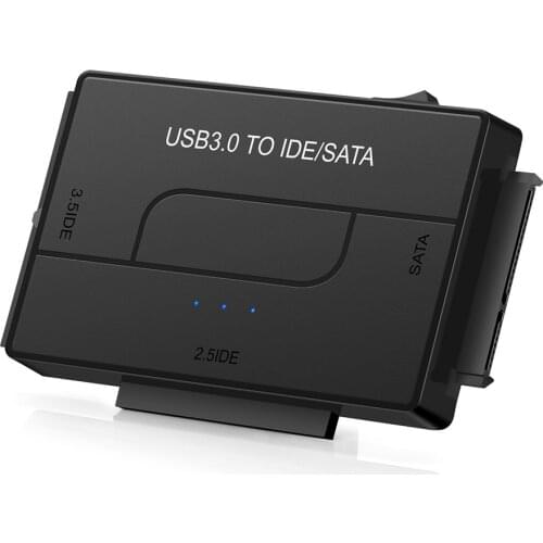 SATA Combo USB IDE SATA Adapter Hard Disk SATA to USB3.0 Data Transfer Converter for 2.5/3.5/5.25 Optical Drive HDD SSD