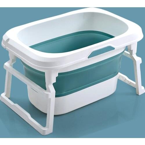 New Arrival Baby Folding Bathtub, Infant Collapsible Portable Shower Children Basin Tub