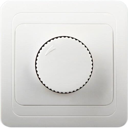 220v 50Hz Concealed European Dimmer Adjustable Controller Dimmer Switch 80 X 80mm