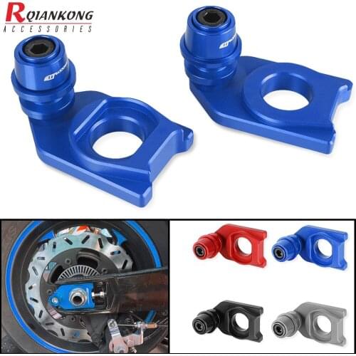 Motorcycle Block Slider Swingarm Spools Chain Adjuster For SYM Maxsym TL500 2020 2021 CNC Rear Wheel Sliders Axle Stand Hook Set