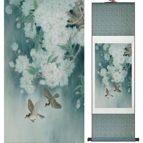 Traditional Chinese art painting Horse art painting Silk scroll art painting Horse painting 061401