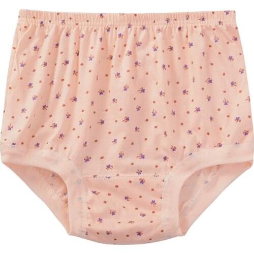 KJA169 Womens Underwear Cotton Panties Female High Waist Plus Size Intimates Knickers ondergoed dames slips
