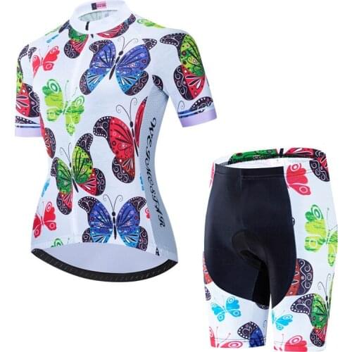 Weimostar Summer Bike Jersey Set Women Pro Team Cycling Clothing Mountain Bicycle Suit Uniforme Clothes Road Cycling Jersey Set