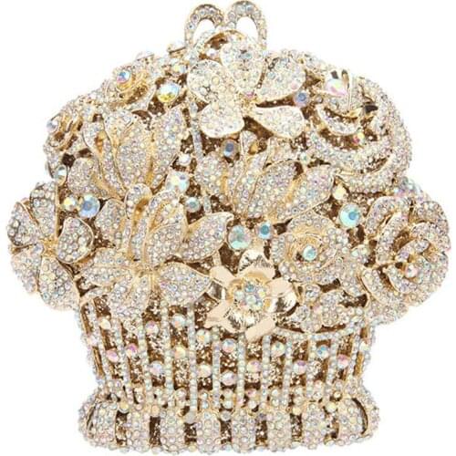 Women Crystal diamond Clutch purse female Evening Bags For Women Designer Evening bag Wedding Handbags for wedding