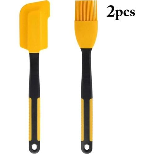 2pcs Spatula Kitchen Omelet Spatula Silicone Non-Stick Omelette Scraper Silicone Kitchen Scraper Baking Tool Cocina Accesorio