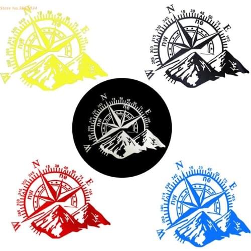 48*34cm Off-road Compass Car Sticker Rose Navigate Vinyl Sticker Decal Car Auto Laptop Car Door and Hood Dropshipping