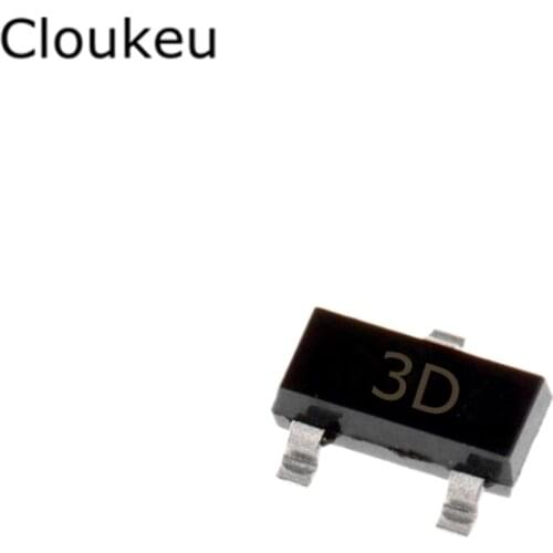 50pcs MMBTA44 3D SOT-23 0.2A/400V NPN