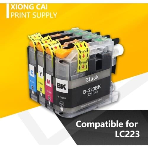 8pcs LC223 ink cartridge For brother LC223 DCP-J562DW DCP-J4120DW MFC-J480DW J680DW MFC-J4620DW J5320DW full ink cartridge LC223