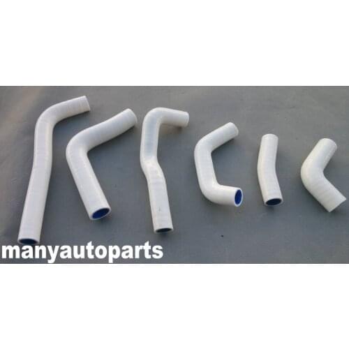 FOR Honda CRF450R CRF450 CRF 450R silicone radiator hose 2002 2003 2004 02 03 04 white