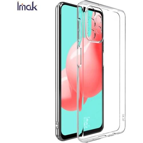 For Samsung Galaxy A32 5G Case IMAK UX-5 Soft TPU Transparent Slim Phone Shell Silicone Back Cover Case for Samsung A32 5G