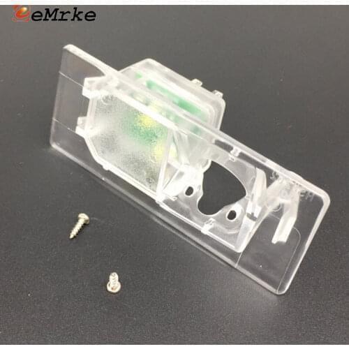 EEMRKE DIY Car Camera Bracket Replace License Number Plate Lights Housing for Porsche for Volkswagen for Seat for Skoda for Audi