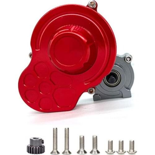 FBIL-Complete Metal SCX10 Gearbox Transmission Box with Gear for 1/10 RC Crawler Axial SCX10 SCX10 II Upgrade RC Car Parts