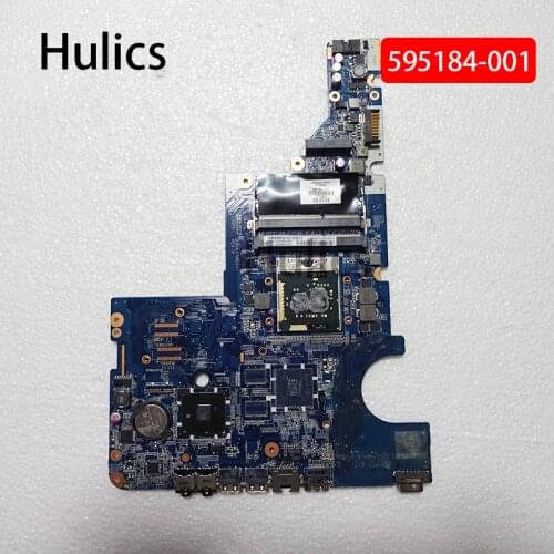 Hulics Origina for HP CQ42 G42 CQ62 G62 Laptop Motherboard pavilion 595184-001 DA0AX1MB6H1 DA0AX1MB6H0 HM55 DDR3 free soft pak