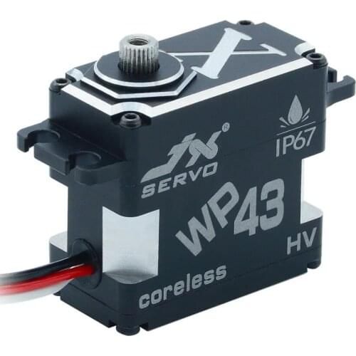 JX Servo WP43 HV 43KG Coreless Waterproof IP67 Metal Gear Digital Servo For RC Car Airplane Helicopter