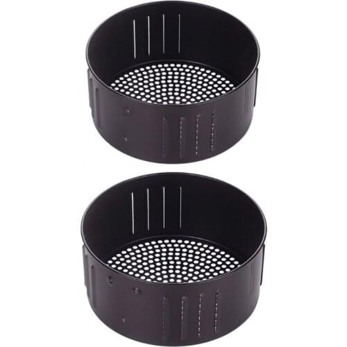 2.6L 3.5L Non-stick Air Fryer Basket Baking Drain Oil Pan Frying Accessories