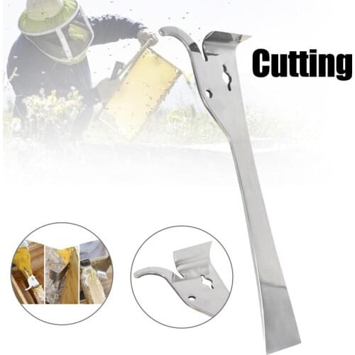 Multifunction Bee Tools Stainless Steel Bee Scraper Convenient Beekeeping Supplies for Beekeeper ALI88