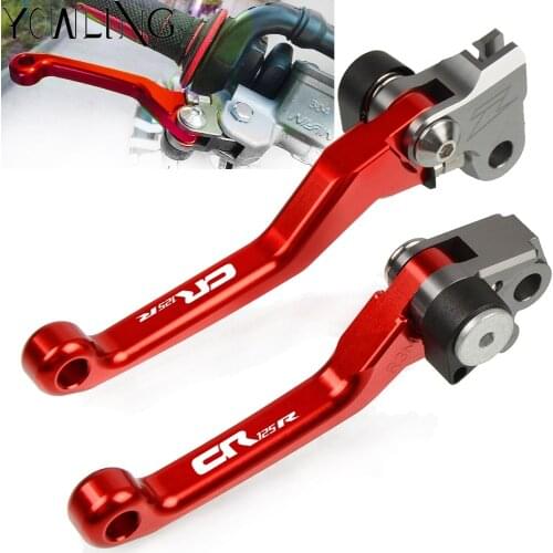Motorbike CNC Dirt Bike Folding Brake Clutch Lever For HONDA CR125R 1992 1993 1994 1995 1996 1997 1998 1999 2000 2001 2002 2003