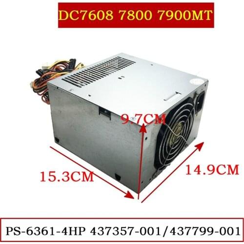 New Original PSU For HP DC7800 DC7900 DC7608 MT Power Supply PS-6361-4HP 437357-001 437799-001