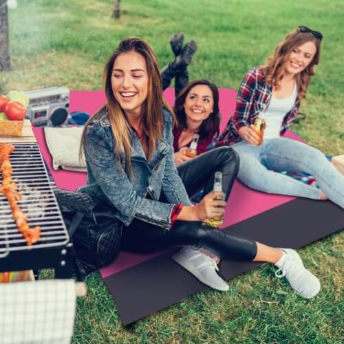 Portable Outdoor Beach Folding Blanket Waterproof Camping Mat Picnic Ground Mat for Family Outdoor Camping Accessories
