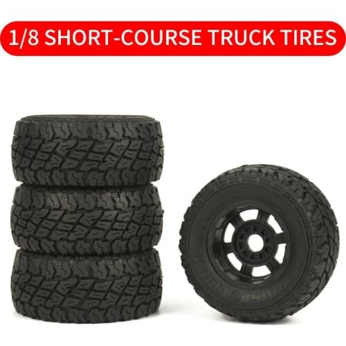 KKPIT 1/8 RC Model Car Short-course Truck Modified Parts Accessories Off-road Vehicle Buggy Tire Tires Wheel 17mm Adapter