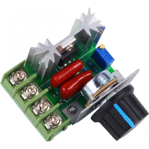 2000 W 50-220 V 25 A AC High-power regulator with adjustable voltage Motor control box Resistor load voltage regulator