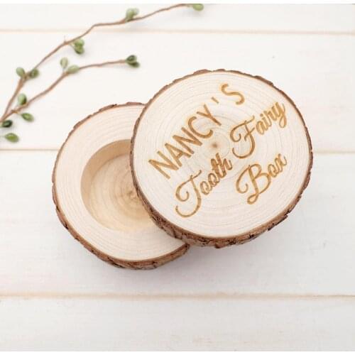 Custom Tooth Fairy Box,Engraved Name Wooden Box,Personalized Tooth Fairy Box,Wooden Child Keepsake,Baby Teeth Storage