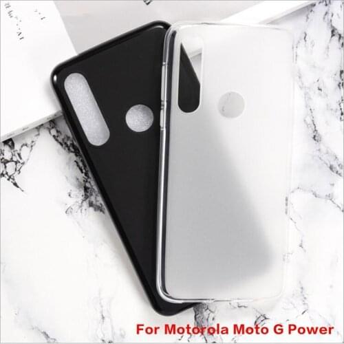 For Motorola G Power Silicon Cover Soft TPU Matte Black Phone Protector Shell For Moto G Power Capa Coque Back Cover Case