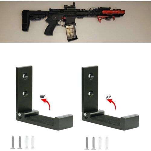 Gun Hooks Folding Indoor Gun Racks with Padding for Hanging or Storing Any Long Gun,Shotgun,Rifle,Sword and Bow