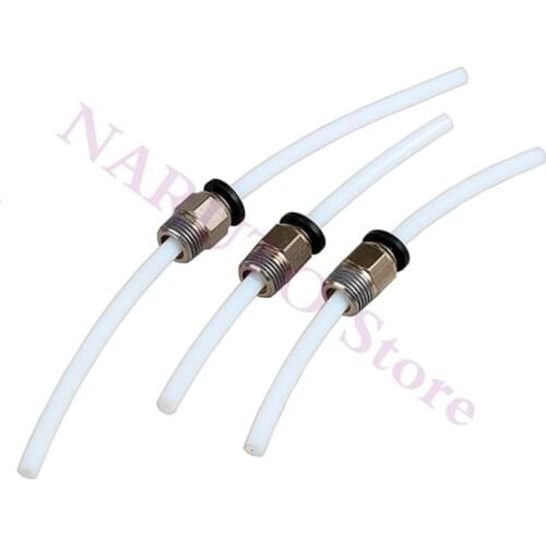 5pcs Straight Through Pneumatic Connectors PC4-01 / PC6-1 PTFE Tube Quick Coupler Fittings For 3D Printer V5 V6 Hotend