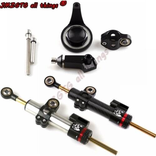 Motorcycle CNC Stabilizer Damper Complete Steering Mounting Bracket For YAMAHA R1 2006 07 08 09 10 11 12 13 14 2015 2016