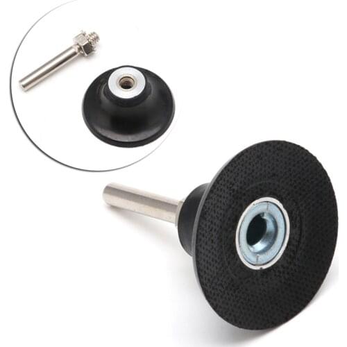 High Quality 2" Sanding Discs Holder & 1/4'' Shank For Rotary 3M Roloc Discs Pad New