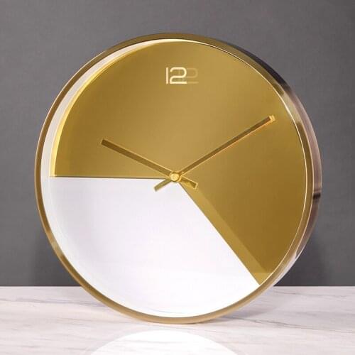 Mirror Wall Clock Modern Design Gold Plating Silent Novelty Luxury Minimalist Living Room Decorative Duvar Saati Art Hotel Watch